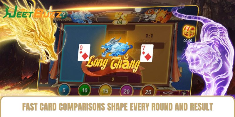 Fast card comparisons shape every round and result Fast card comparisons shape every round and result
